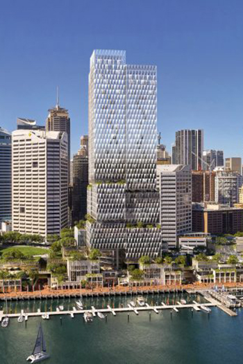 The development will be built on two distinct scales close to the city's waterfront.