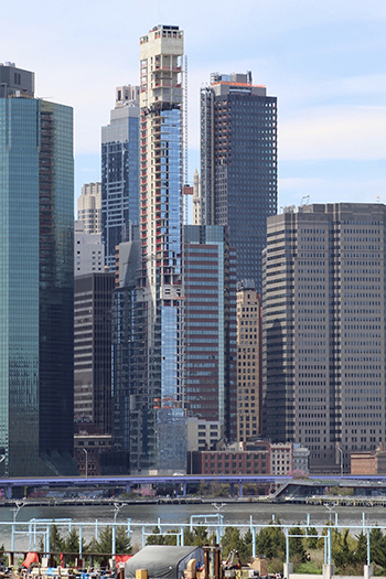 The 60-story tower in the Financial District will yield 80 residential units.