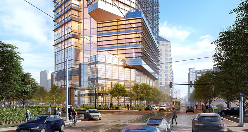 Construction will start early next year on the McKinney Avenue office tower.