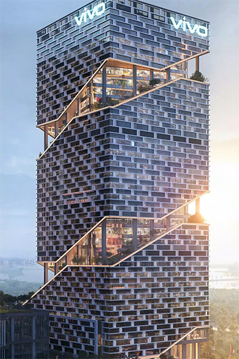 The new tower is planned to be finished in 2025 and accommodate 5,800 Vivo employees.