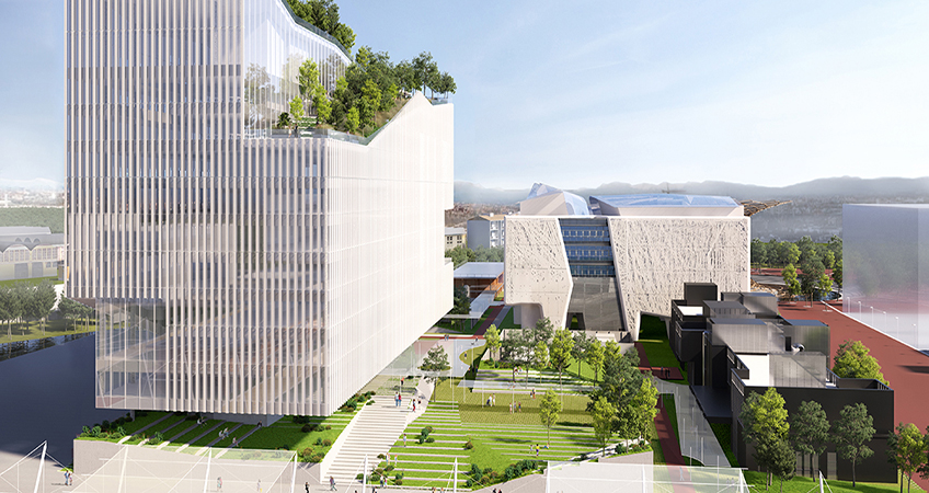 The Human Metropole campus is to be built in Milan's new MIND (Milano Innovation District), located in the former Expo Area.