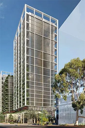 Design plans for the 97-105 Stirling Highway site proposal.