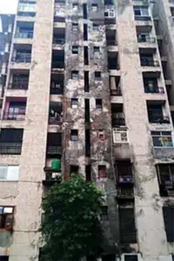 Since 2018, the number of unsafe buildings, including some residential high-rises, have increased four-fold in Ghaziabad.