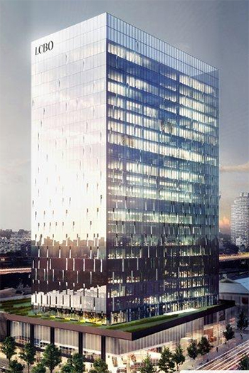 The Company's landmark waterfront office tower is the first building in its Sugar Wharf development to reach structural completion