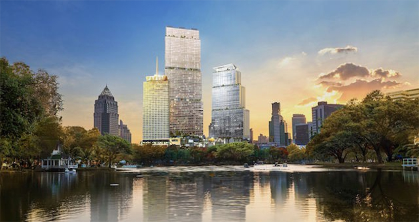 The designers of Dusit Central Park recently unveiled plans for an ambitious rooftop park/