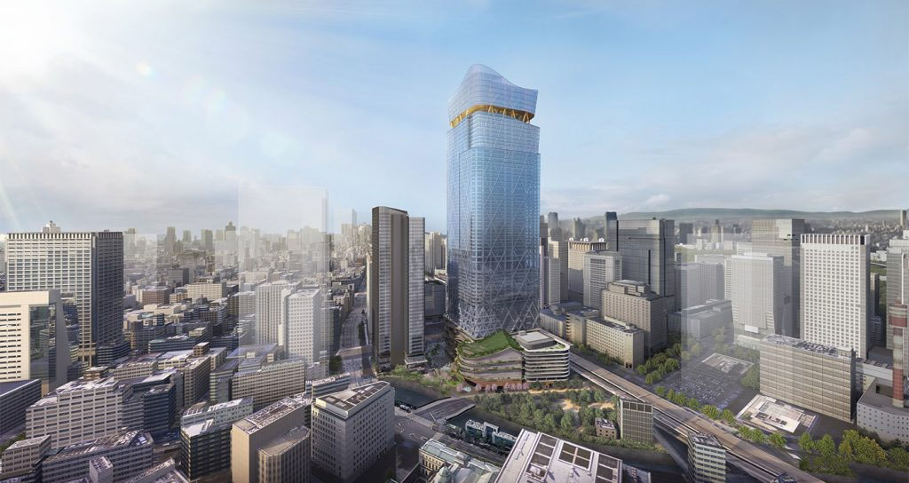 The formerly 61-story office tower has undergone an exterior redesign and is now proposed to reach 63 stories.