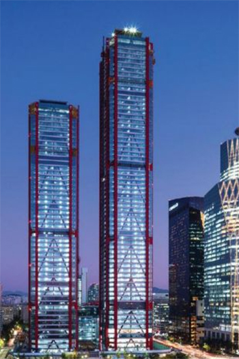 Parc1 Tower II is the fifth-tallest office building in Seoul. PHOTO: ARA