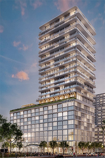 The new neighborhood will include multiple high-rise projects, and offer more than 70 unique retailers, over 1,300 apartments and new four- and five-star hotels.