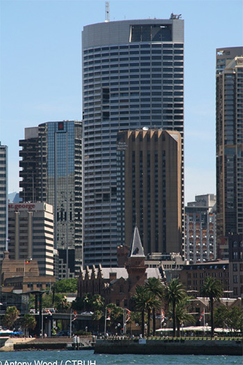 The Sydney office tower was completed in 1984.