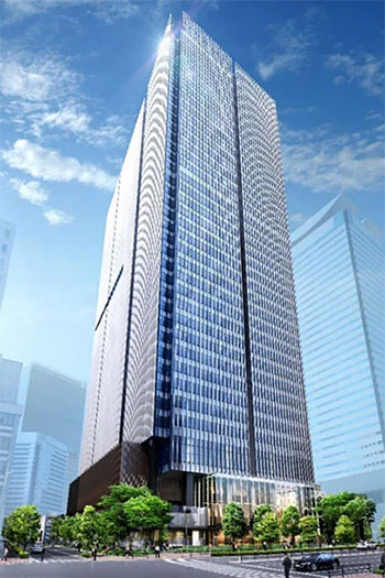 The office tower will have a total floor area of 180,000 square meters.