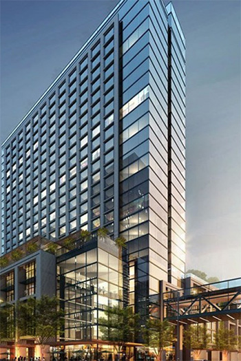 After 2.5 years of construction, the 27-story JW Marriot Tampa Water Street hotel is complete.