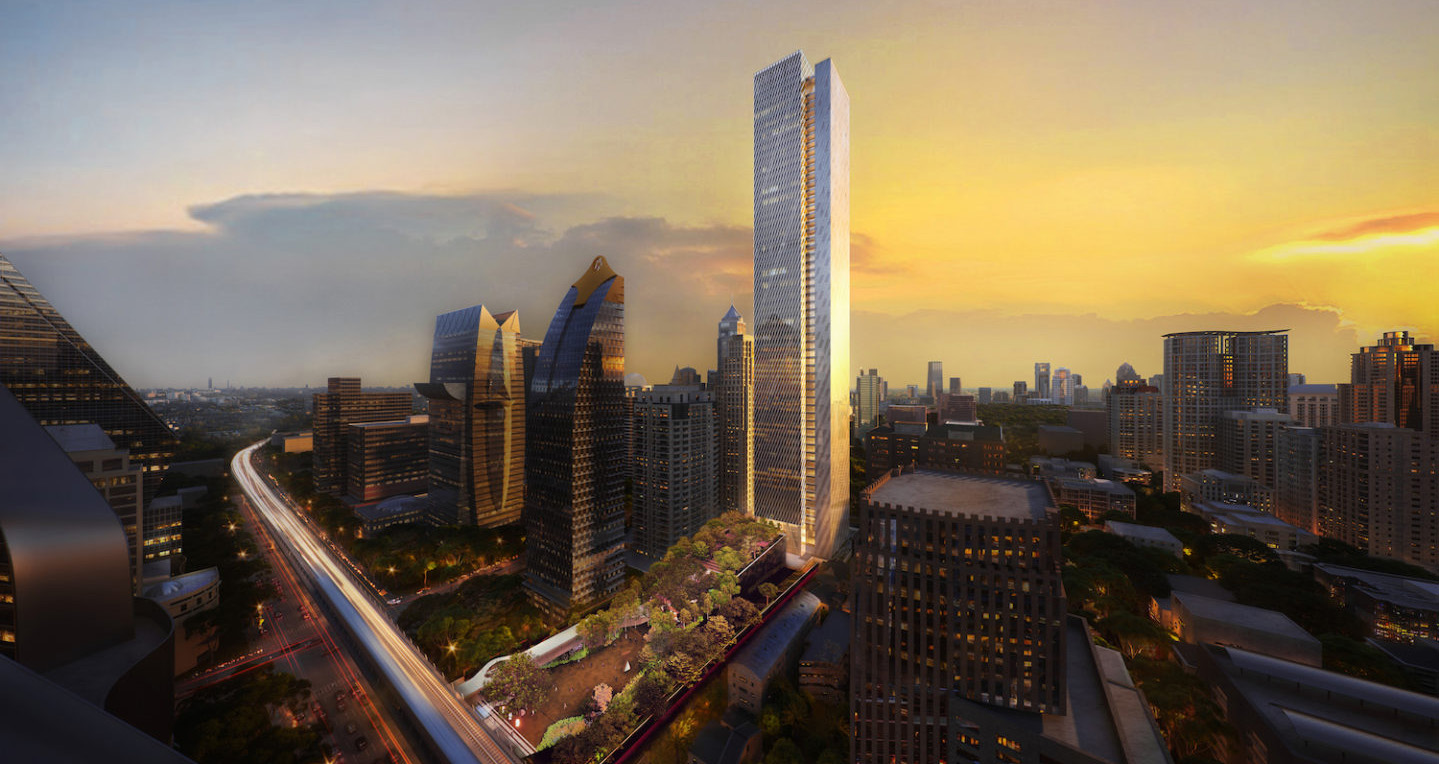 The 51-story One City Centre will be in the heart of Bangkok's CBD.