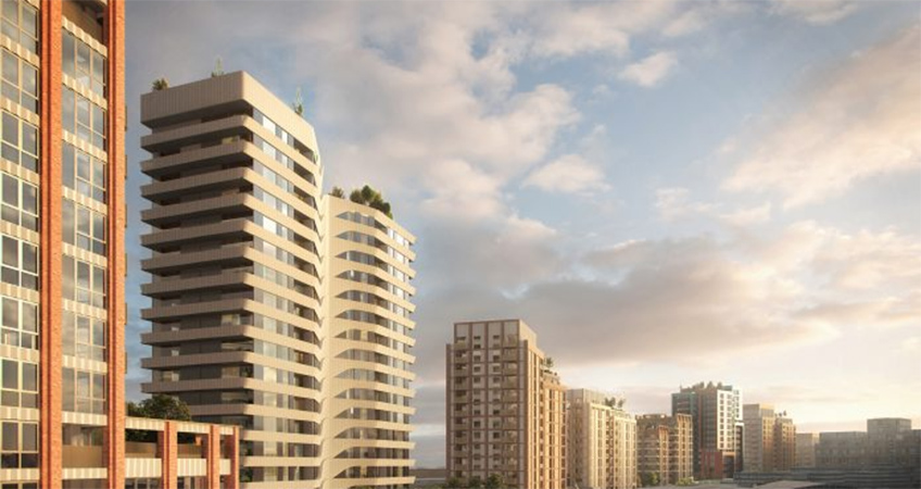 The plan will deliver a mix of one-, two-, and three-bedroom homes., including affordable units.