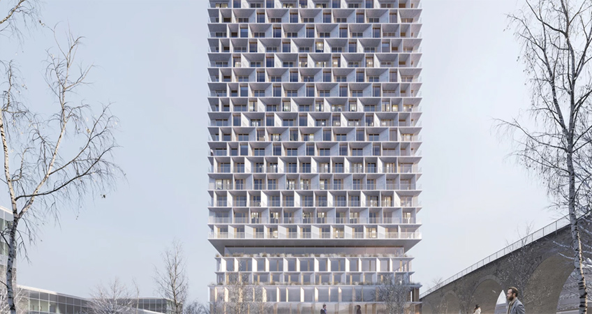 Tilia Tower would deliver 37,000 square meters of floor space divided amongst residential, retail, and hotel functions.