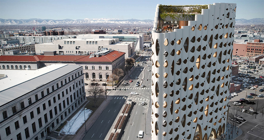 The 14-story project will deliver micro apartments to Denver.