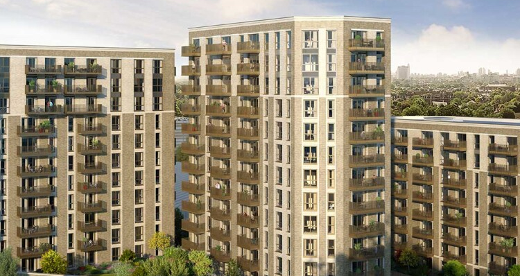 The Kew Bridge development is in its first phase in Brentford.