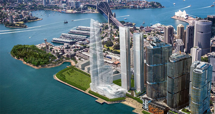 Lendlease has stepped up the height of its development in central Sydney. Image: Renzo Piano Building Workshop