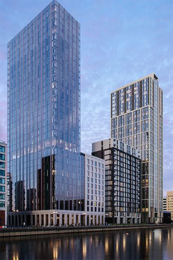 Thousands of new homes are planned across Merseyside including proposals to build 278 homes in a tower on William Jessop Way in Liverpool city center (Image: Falconer Chester Hall)