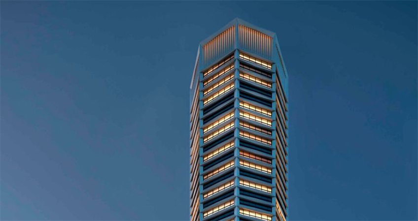 CGI of the planned Octagon building at the Paradise site (Image: Paradise Birmingham).