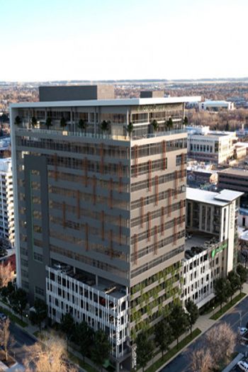 The proposed Idaho Central Credit Union Building is one of three tall projects proposed in Boise. Image credit: Cushing Terrell