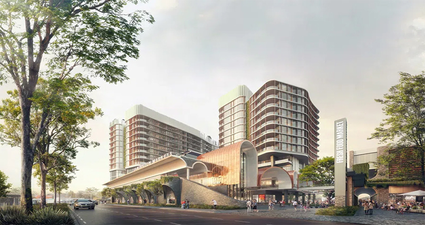 The amenity mix at Lamington Markets will include a farm-to-table experience. Image credit: Conrad Gargett