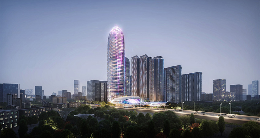The Zhanjiang Yunhai No. 1 complex aims to serve as a tourist attraction no matter the weather. Image caption: Aedas