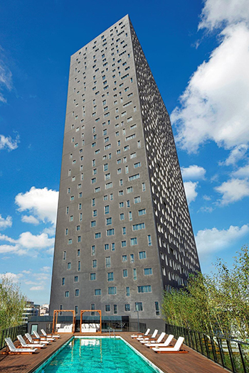 Photo of the completed project, G Wanda Vista, Istanbul. Image Credit: Wanda Hotel and Resorts