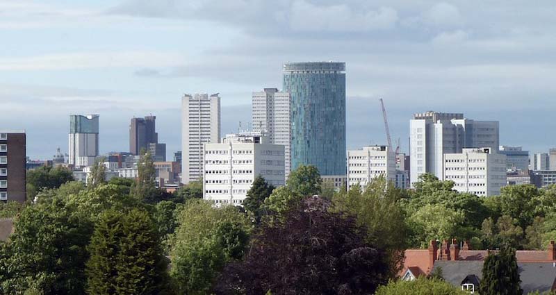 Birmingham Skyline Edgbaston. CC-BY-SA