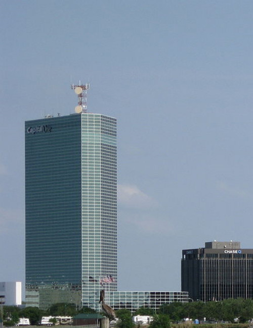 Capital One Bank, Lake Charles, Louisiana, United States.