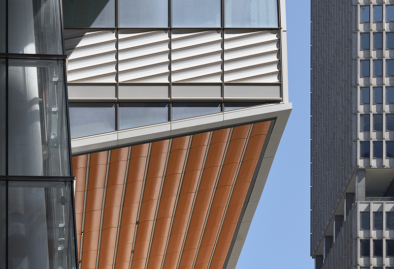 Facade detail of One Vanderbilt, New York City. Image copyright Raimund Koch.