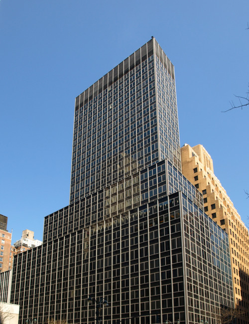 Current building at 219-229 East 42nd Street. Image: Marshall Gerometta, CTBUH