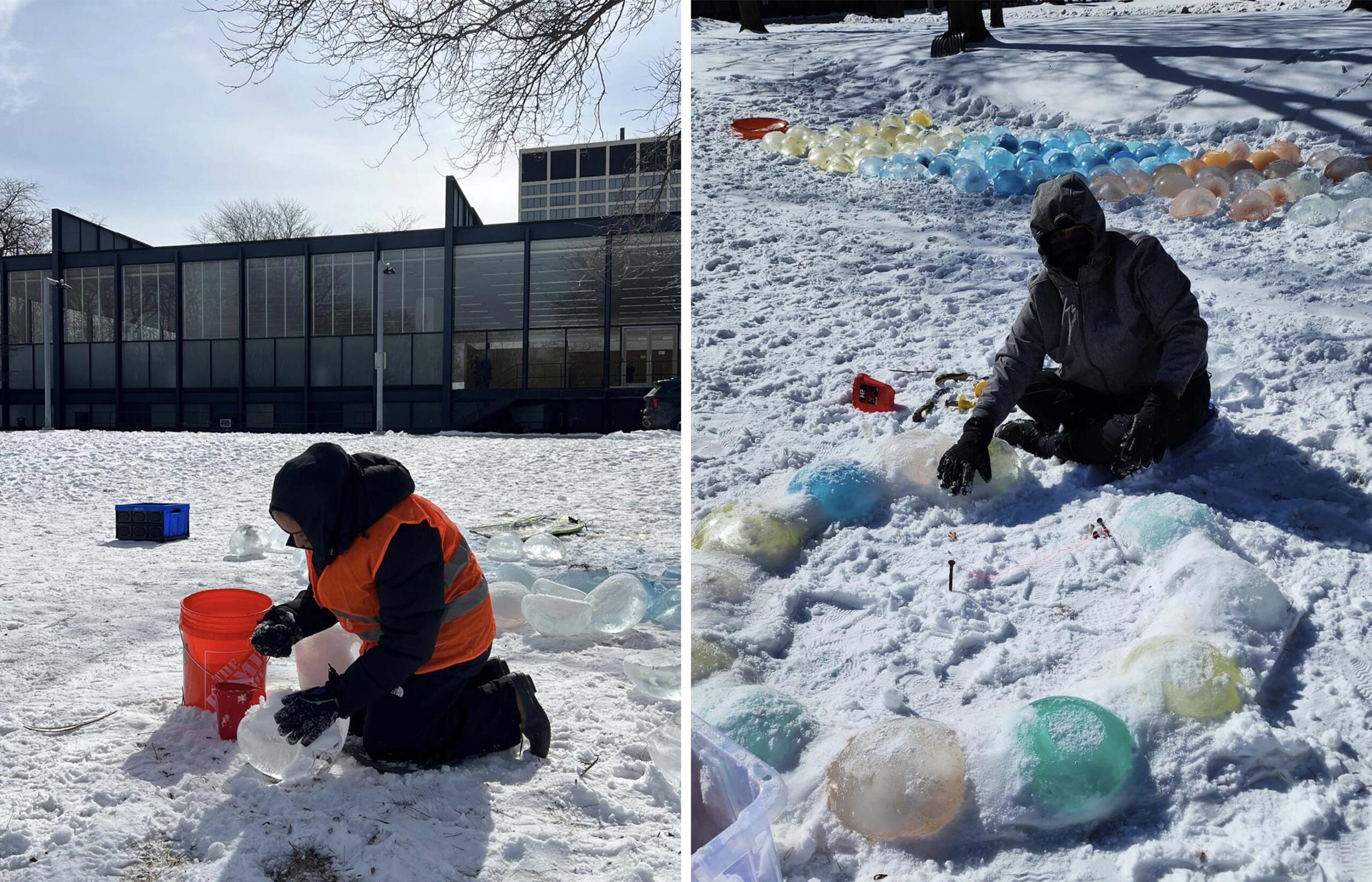 MTBVU igloo tower process