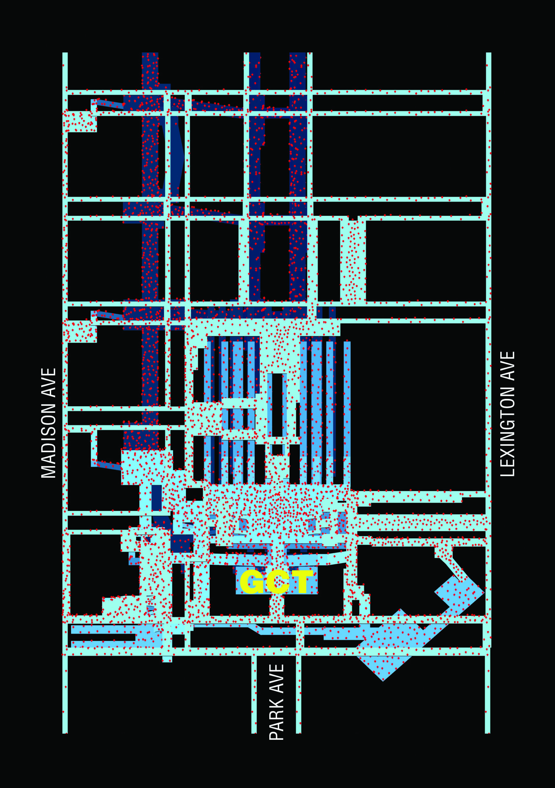 Figure 9— One Vanderbilt Avenue: Analysis of additional daily passengers. Currently 100,000 passengers arrive per day using Metro-North. Plus there will be 94,000 arriving per day through East Side Access.