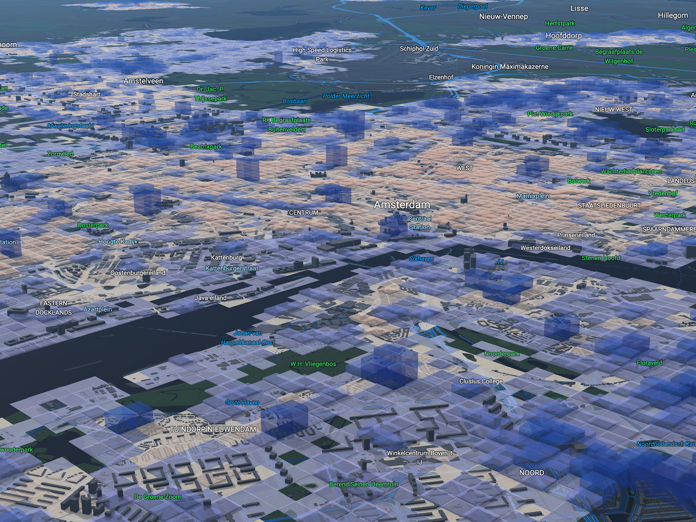 Overview of a Amsterdam