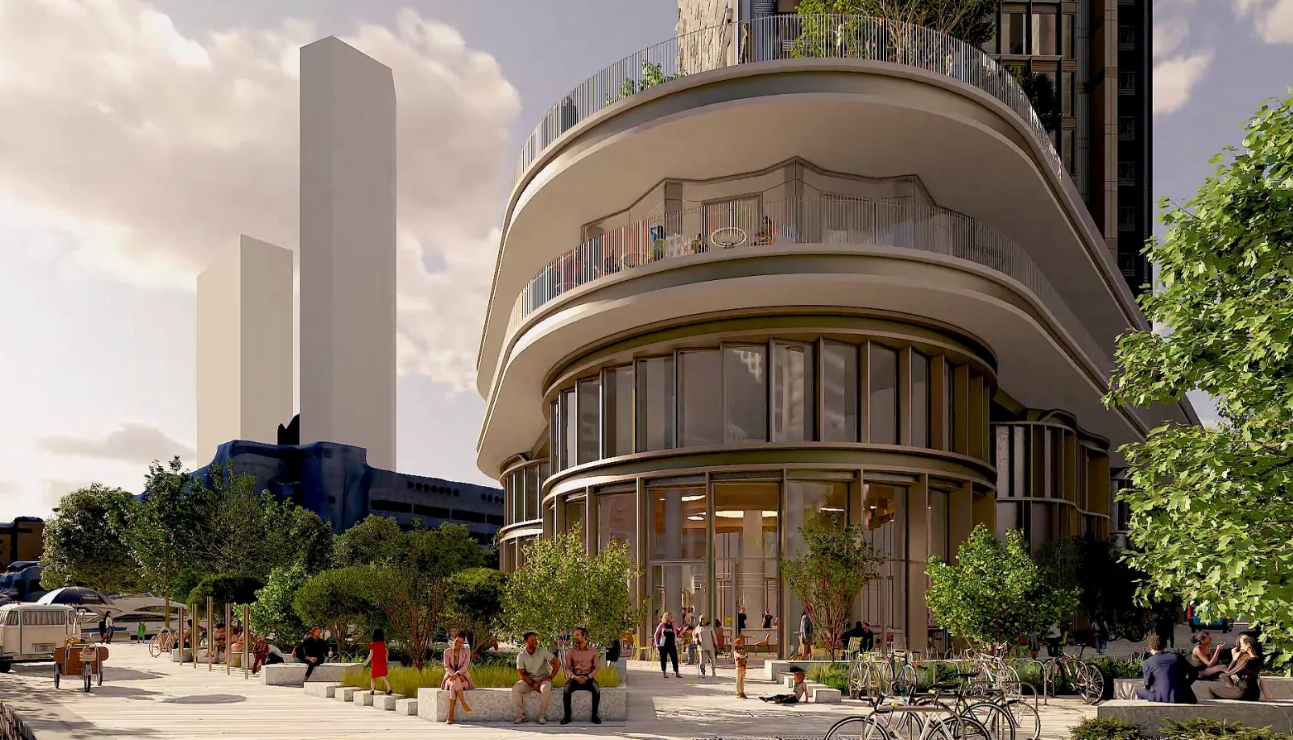 Committee Approves 54-Story Co-Living in London Docklands