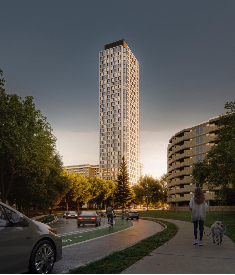 38-Story Residential Breaks Ground at Toronto Transit Hub
