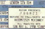<a href='/fugazi_live_series/houston-tx-usa-50690'>Ticket from Houston, TX 5/06/90 - Courtesy Corey Ray</a>