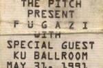 <a href='/fugazi_live_series/lawrence-ks-usa-53191'>University of Kansas Ballroom, Lawrence, KS 5/31/91 - Courtesy Mike Wahweotten</a>