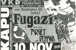 <a href='/fugazi_live_series/linz-austria-111088'>Flyer from Kapu, Linz, Austria 11/10/88 - Flyer courtesy unknown</a>