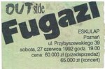 <a href='/fugazi_live_series/poznan-poland-62692'>Ticket, Poznan, Poland 6/26/92 - Courtesy of Łukasz Pilarczyk</a>