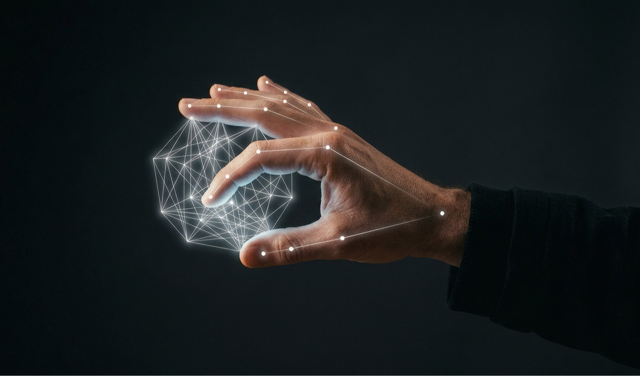 La precisión de la tecnología: los algoritmos de estimación de pose mapean digitalmente las articulaciones para evaluar de forma remota los signos motores del Parkinson. (imagen: peno / Adobe Stock)