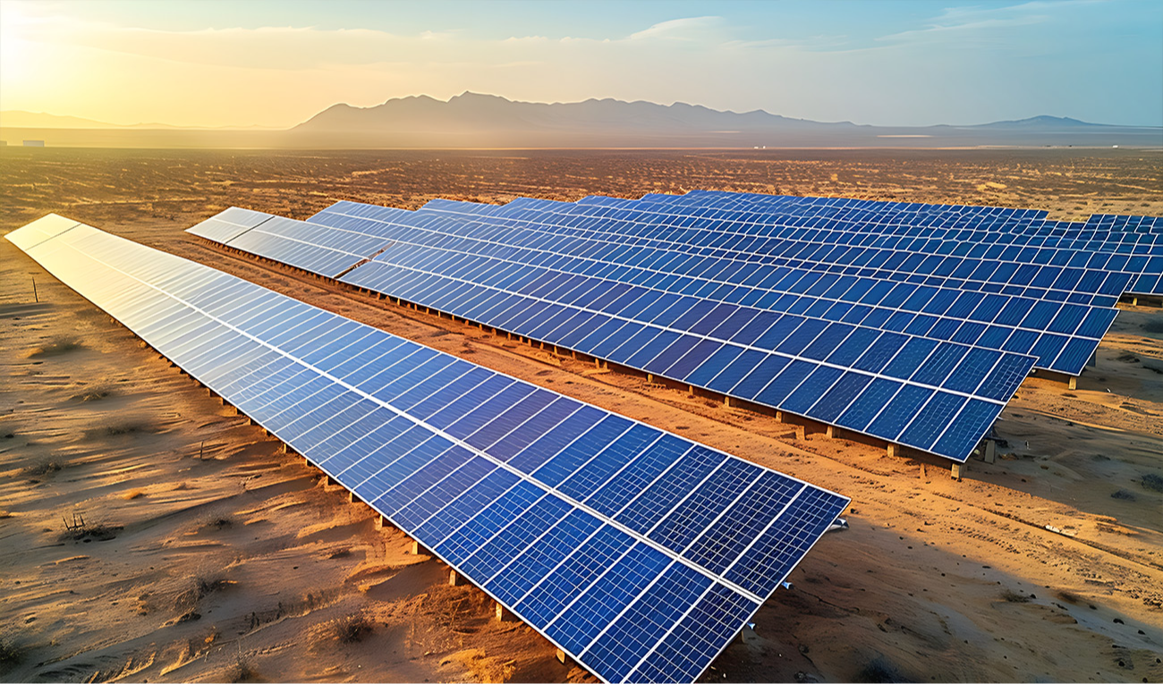 Donde el sol es implacable, el calor cobra su precio: bajo alta radiación, el panel genera más — pero también se calienta, y el enfriamiento pasivo con parafina ayuda a no desperdiciar esa energía. (imagen: Stockpia / Adobe Stock)