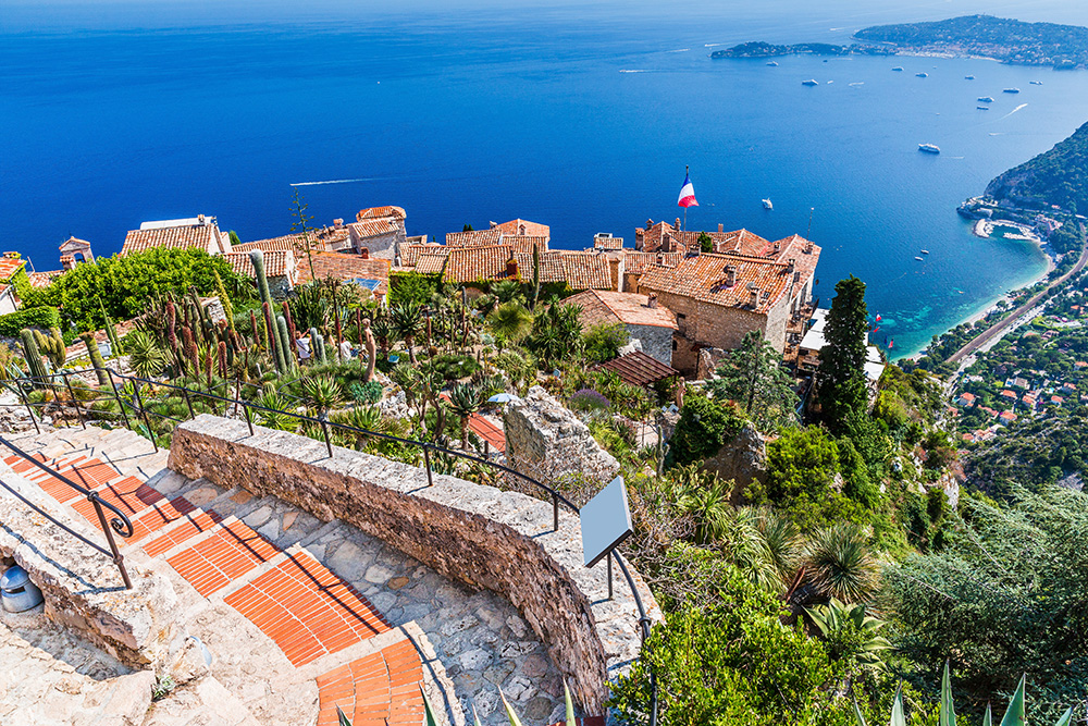 Eze, medieval village in France
