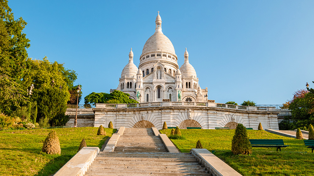 Sacr&eacute;-C&oelig;ur  in Montmartre