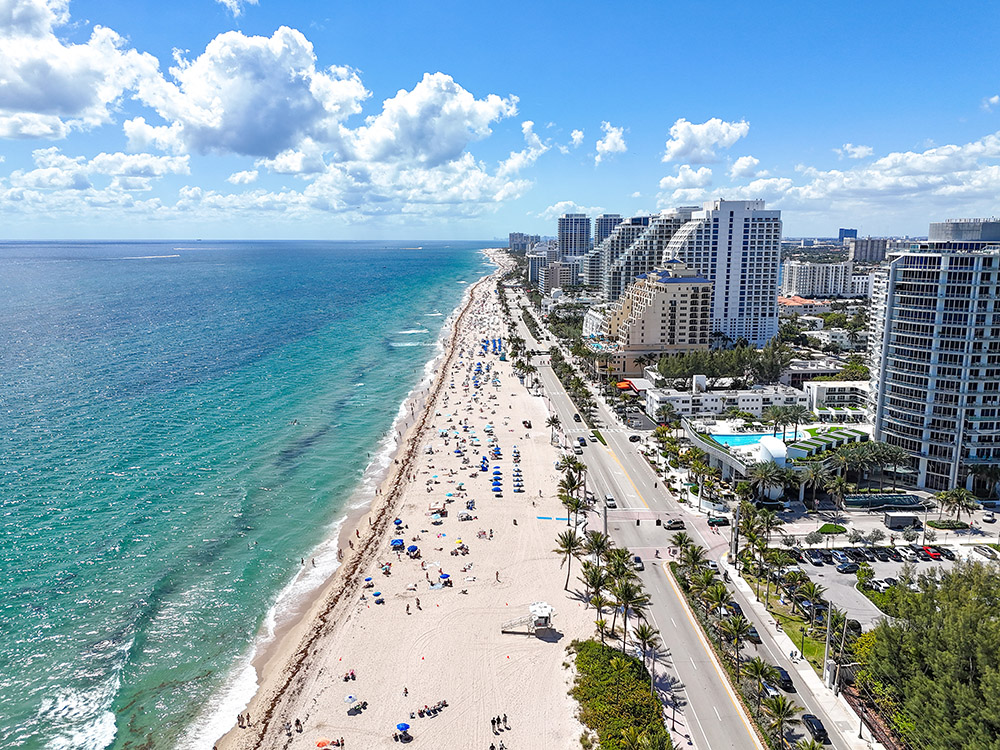 View of Fort Lauderdale beach