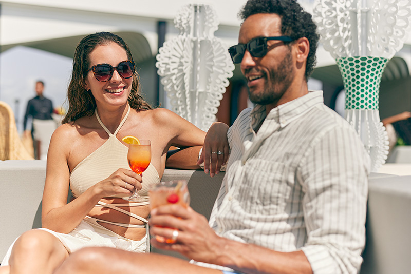 Couple on Celebrity Cruise