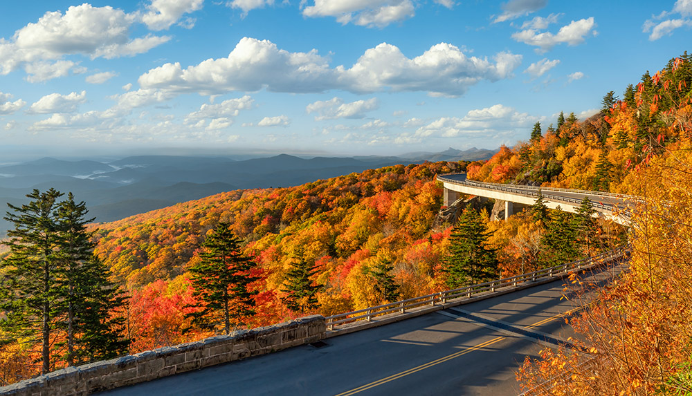 Blue Ridge Highway in Fall