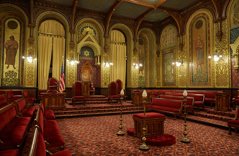 Masonic Temple interior