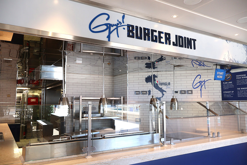 Guy's Burger Joint on Carnival Firenze