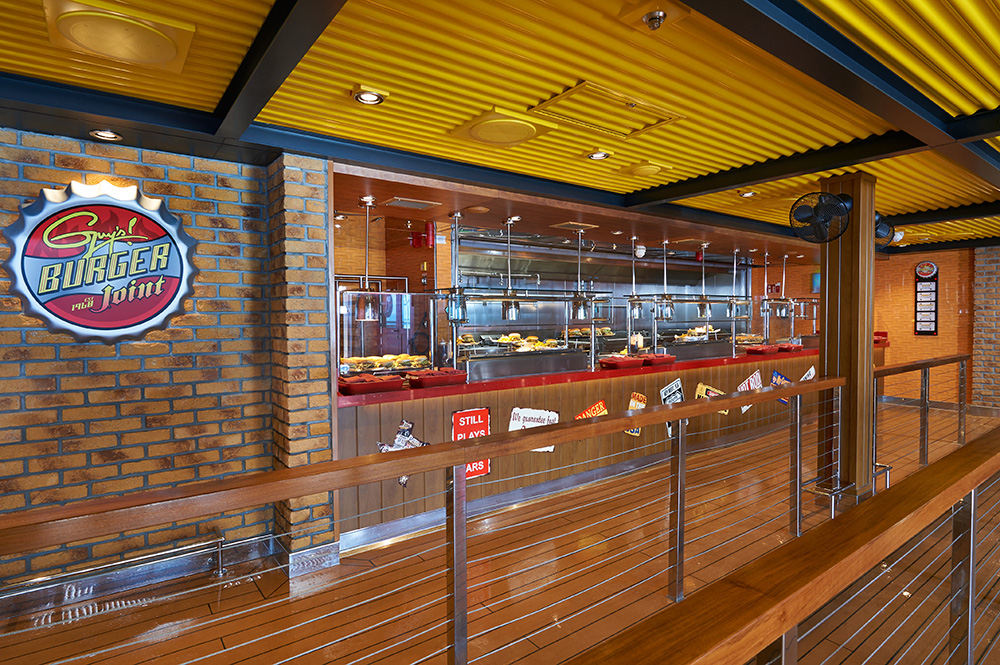 Carnival Miracle Guy's Burger Joint